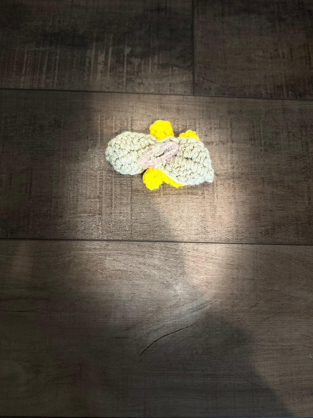 Flower hair clip (with Leaf)