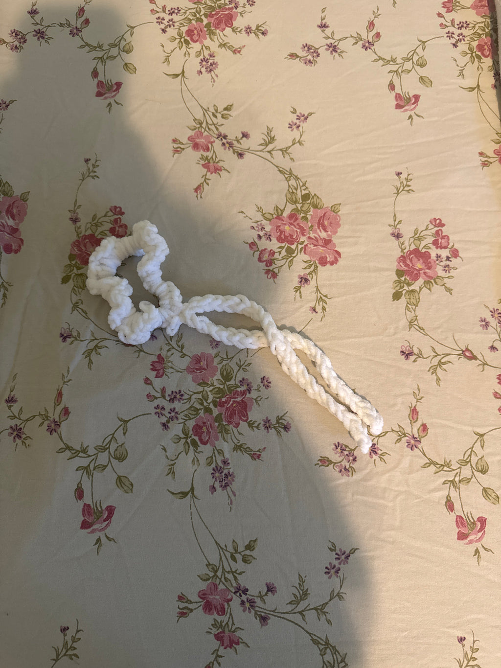 Cute scrunchy with ribbon