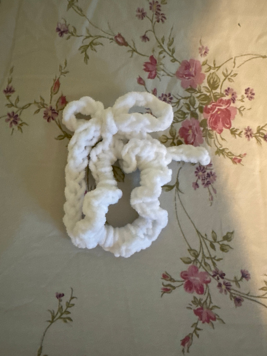 Cute scrunchy with ribbon