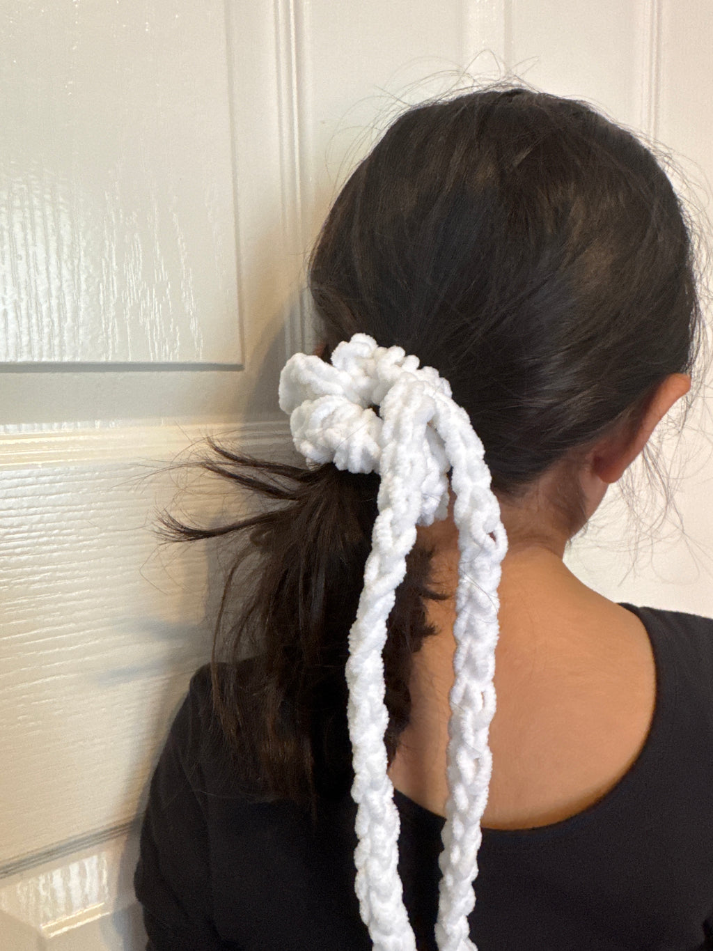 Cute scrunchy with ribbon